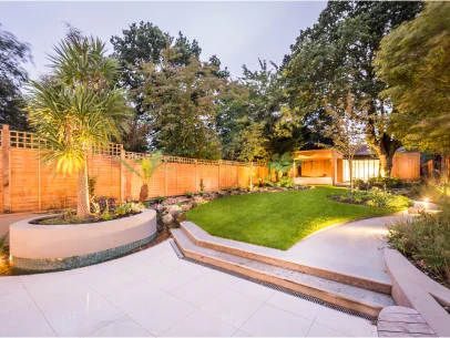 création d'espaces verts à Auffargis près de Rambouillet dans les Yvelines 78