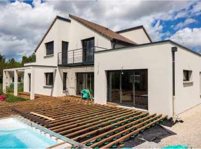 pose de terrasses à Auffargis près de Rambouillet dans les Yvelines 78